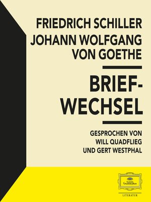cover image of Goethe & Schiller